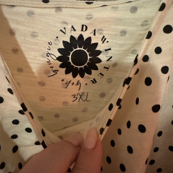 Vada winter ivy romper in stone dot 3x - Picture 3 of 3